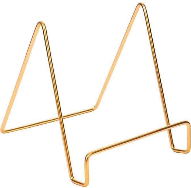 QUVIO Boekenstandaard metaal Goud