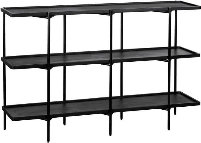 QUVIO Dressoir Luce FSC mangohout 150 cm Zwart - Foto 2