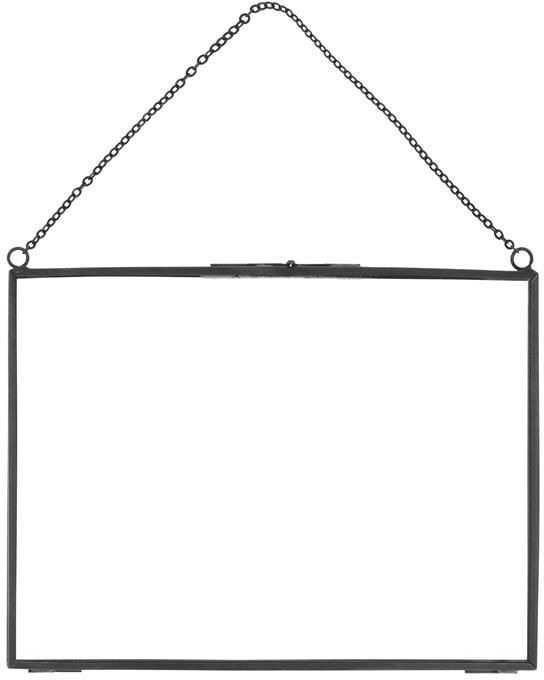 QUVIO Fotolijst met ketting 15 x 20 cm Antraciet