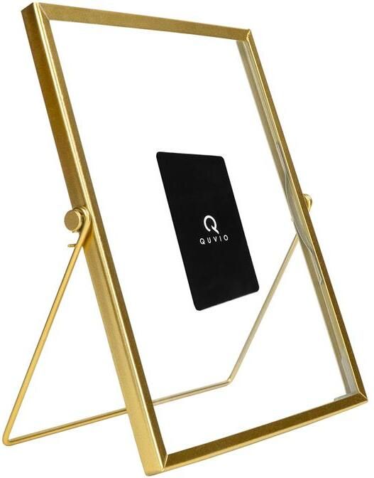 QUVIO Fotolijst staand 17 5 x 23 cm staal Goud