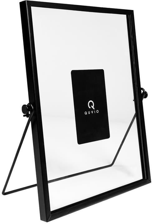 QUVIO Fotolijst staand staal 15 x 20 cm (bxh) Zwart