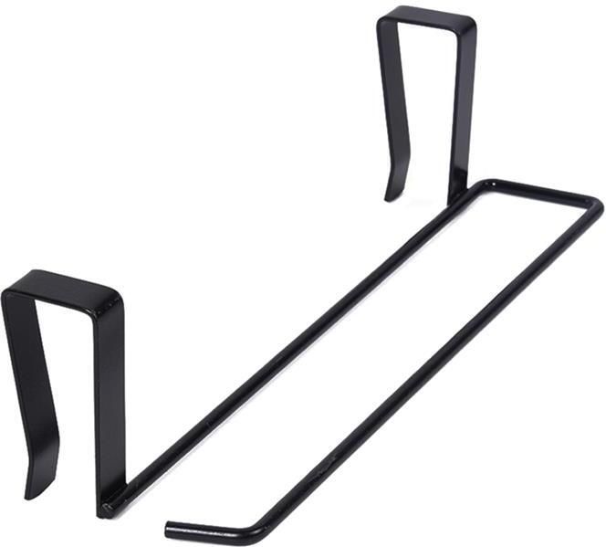 QUVIO Handdoekhouder metaal Zwart