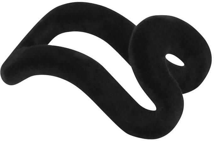 QUVIO Kledinghanger organizer Set van 10 Zwart