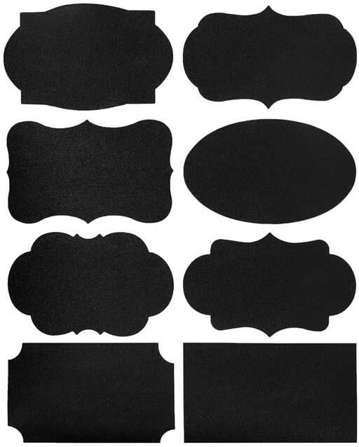 QUVIO Krijt stickers set van 80 stickers