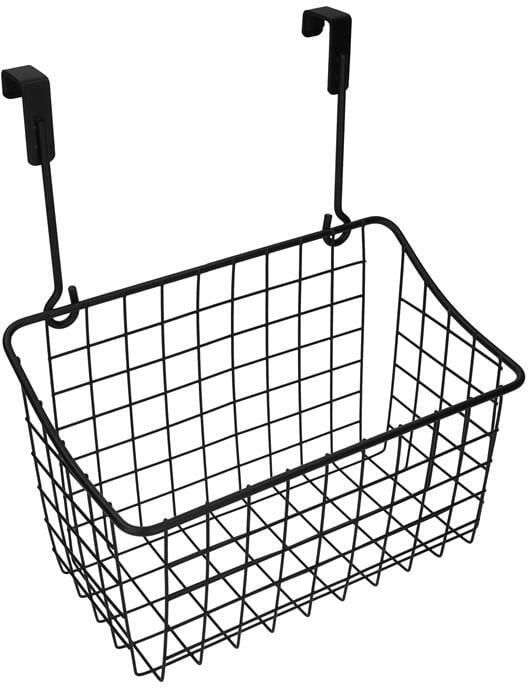 QUVIO Opbergrek ophangbaar Metaal Zwart