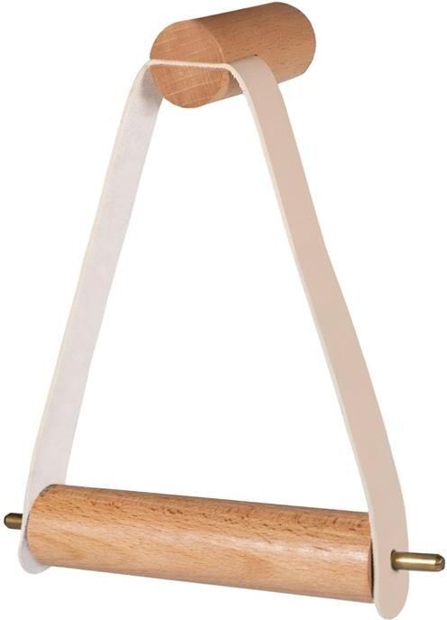 QUVIO Toiletrolhouder hout