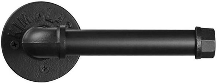 QUVIO Toiletrolhouder Zwart