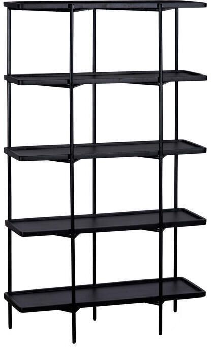 QUVIO Wandkast Luce FSC mangohout 180 cm Zwart - Foto 2