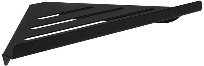 QUVIO Wandplank hoek Metaal Zwart