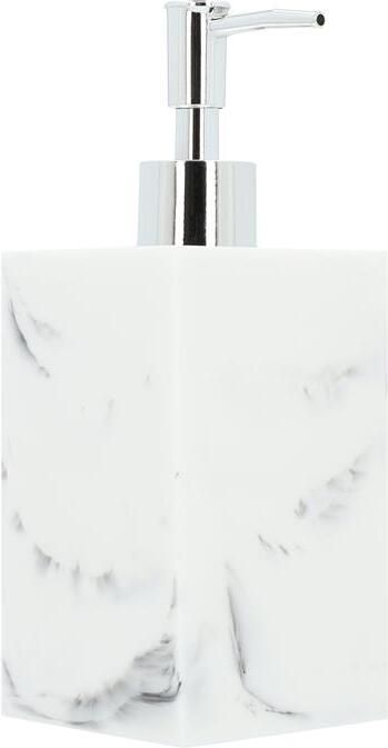 QUVIO Zeepdispender marmer look Wit