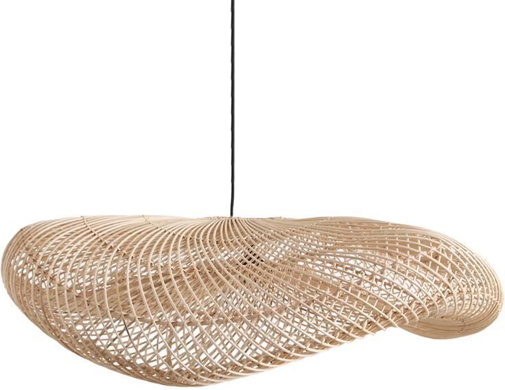 Raw Materials Wave lamp natural XXL