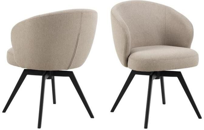 Rebellenclub Cadomin Eetkamerstoel Beige