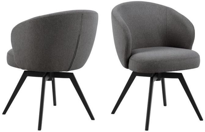 Rebellenclub Cadomin Eetkamerstoel Grijs