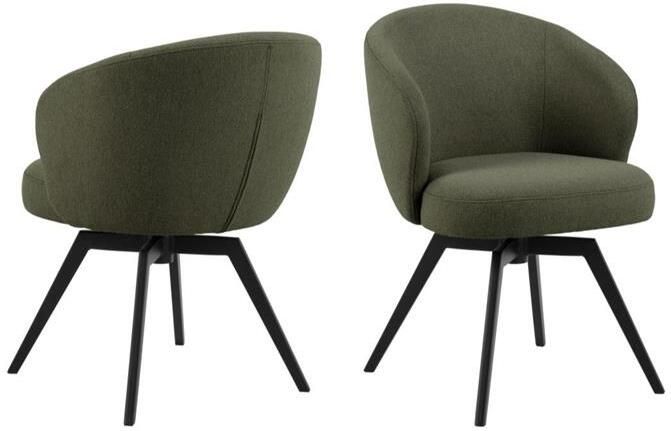 Rebellenclub Cadomin Eetkamerstoel Groen
