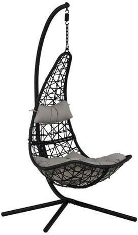 Rebellenclub Cobe Hangstoel Zwart