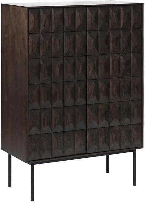 Rebellenclub Coos Wandkast 90 x 45 cm Bruin