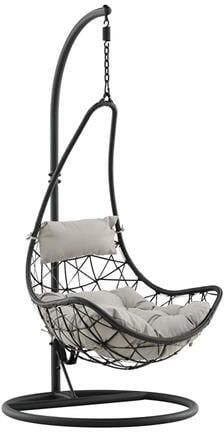 Rebellenclub Delta Hangstoel Zwart