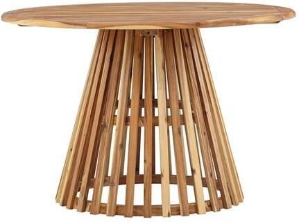 Rebellenclub Elm Tuintafel ø120cm Naturel Hout