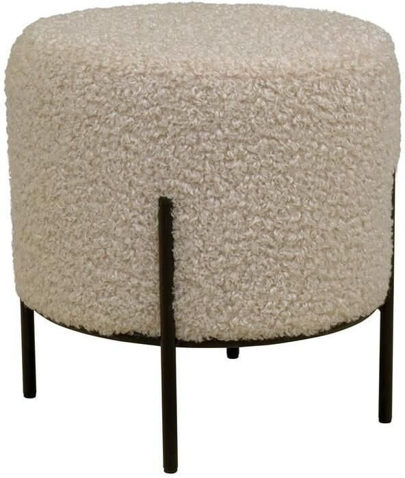 Rebellenclub Elora Poef Grijs Bruin