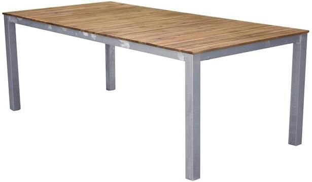 Rebellenclub Eski Tuintafel 200 x 100cm Naturel Hout