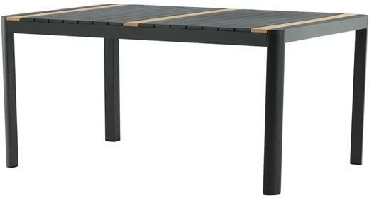 Rebellenclub Ferna Tuintafel 150 x 90cm Zwart
