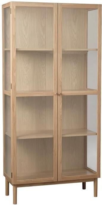 Rebellenclub Foxton Vitrinekast Hoog Eiken