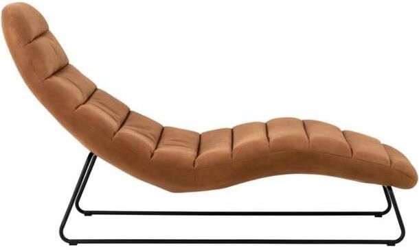 Rebellenclub Hyden Loungefauteuil Cognac