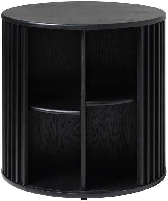 Rebellenclub Morrin Bijzettafel ø60 cm Zwart