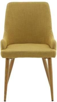 Rebellenclub Namu Eetkamerstoel Set van 2 Okergeel