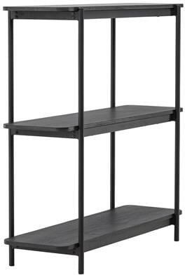 Rebellenclub Nuku Open Kast 120cm Zwart