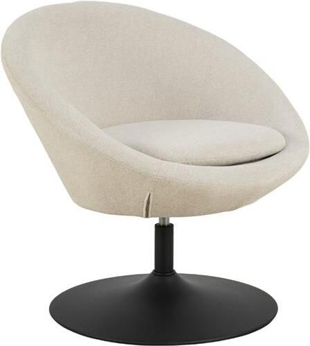 Rebellenclub Otta Fauteuil Met Draaivoet Beige