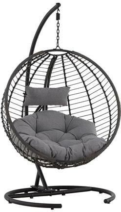Rebellenclub Palina Hangstoel Zwart