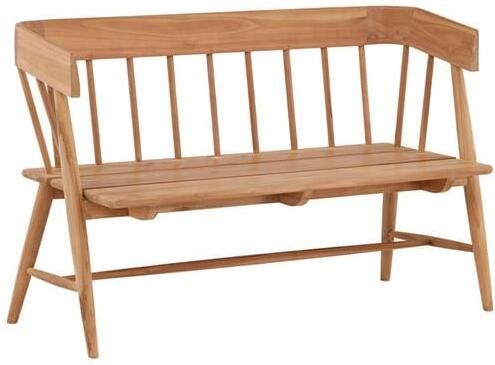 Rebellenclub Reed Tuinbankje 122 x 58cm Naturel Hout