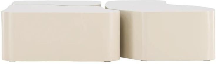 Rebellenclub Sahale Salontafel 92 x 70 cm Beige