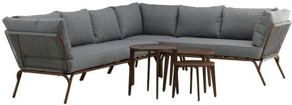 Rebellenclub Syros Hoekloungeset Bruin