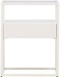 Rebellenclub Tama Bijzettafel 40 x 40 cm Wit