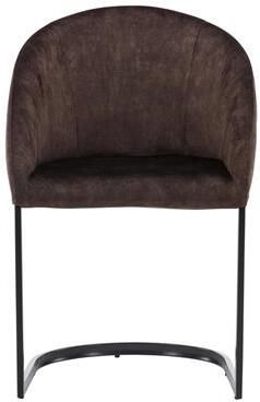 Rebellenclub Tavita Eetkamerstoel Set van 2 Bruin