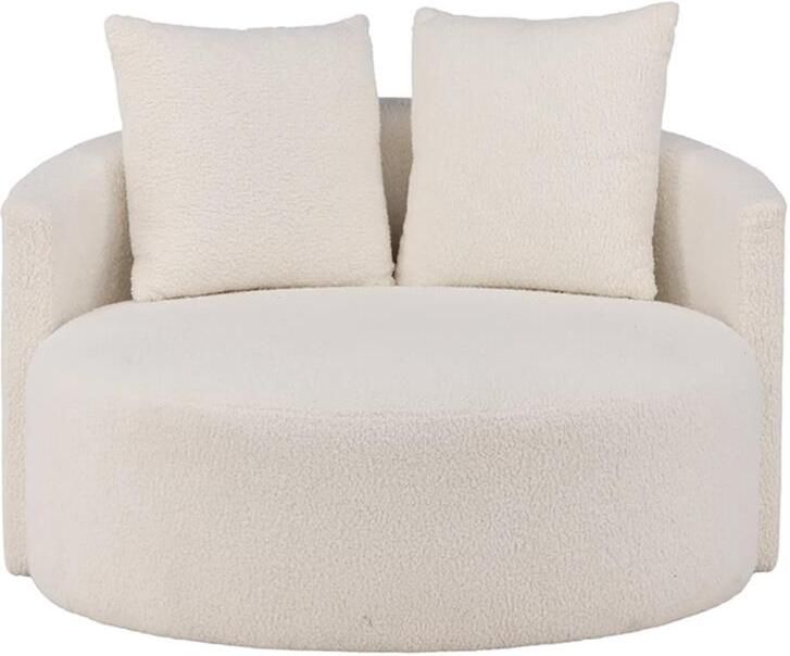 Rebellenclub Vaian Loungefauteuil XL Wit