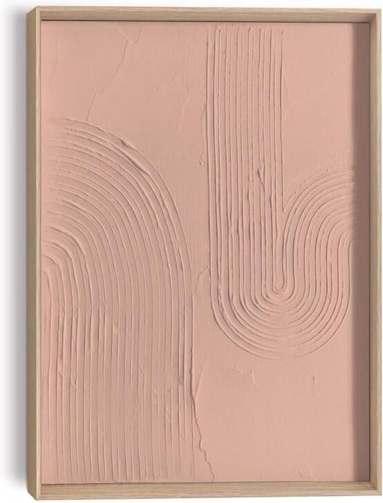 Reinders Arches Terra Pink Craft Art Schilderij 40x30cm Hout - Foto 2