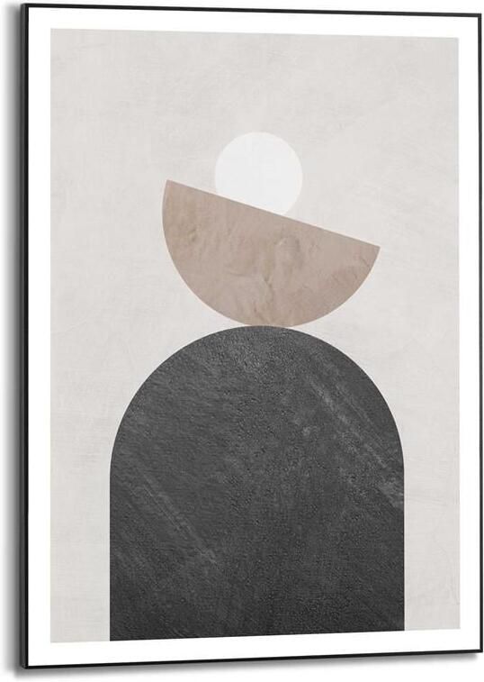 Reinders Balancing Schilderij 70x50cm Zwart