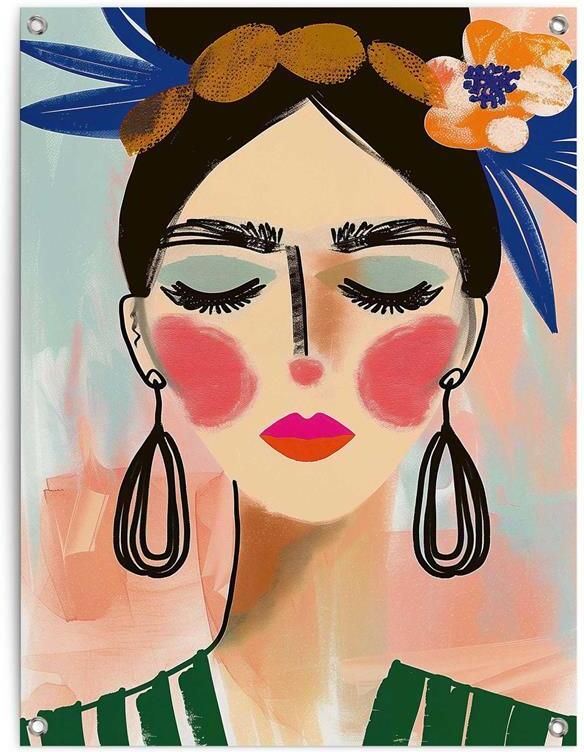 Reinders Bold Beauty Tuinposter 80x60cm