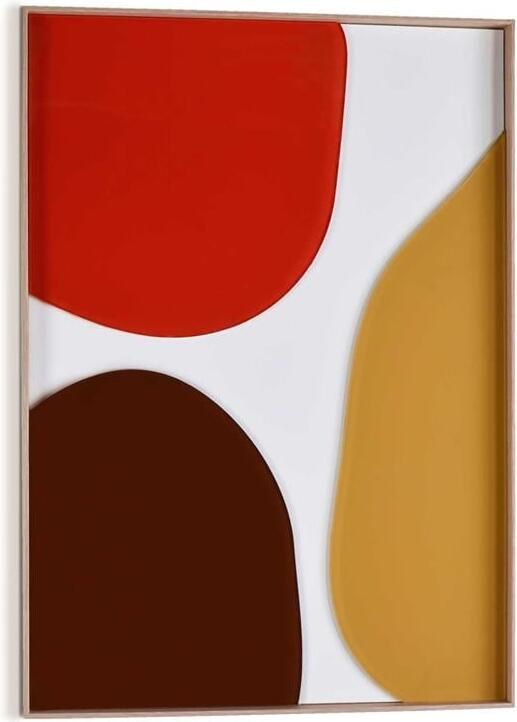 Reinders Connected Terra Teints Relief Art Schilderij 70x50cm Hout