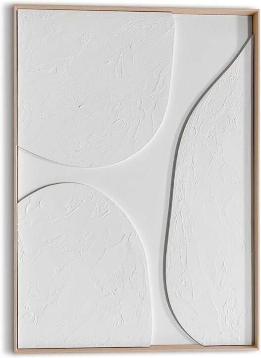 Reinders Connected White Relief Art Schilderij 70x50cm Hout - Foto 7
