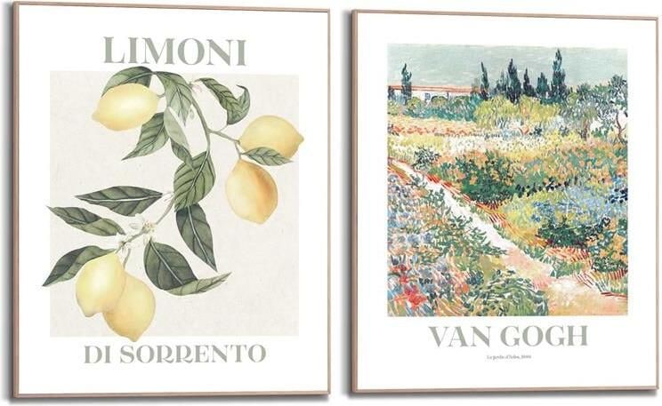 Reinders Countryside Schilderijen set 2x 50x40cm Hout