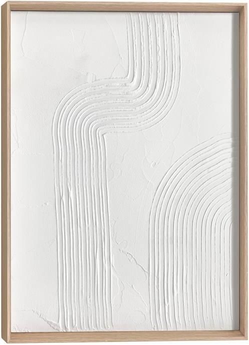 Reinders Curves Reliëf Art Schilderij 40x30cm Hout - Foto 5