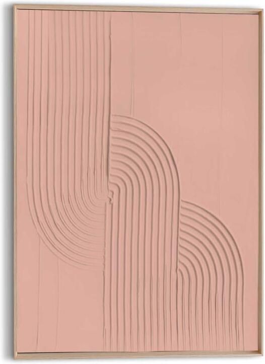 Reinders Knot Terra Pink Craft Art Schilderij 40x30cm Hout - Foto 2