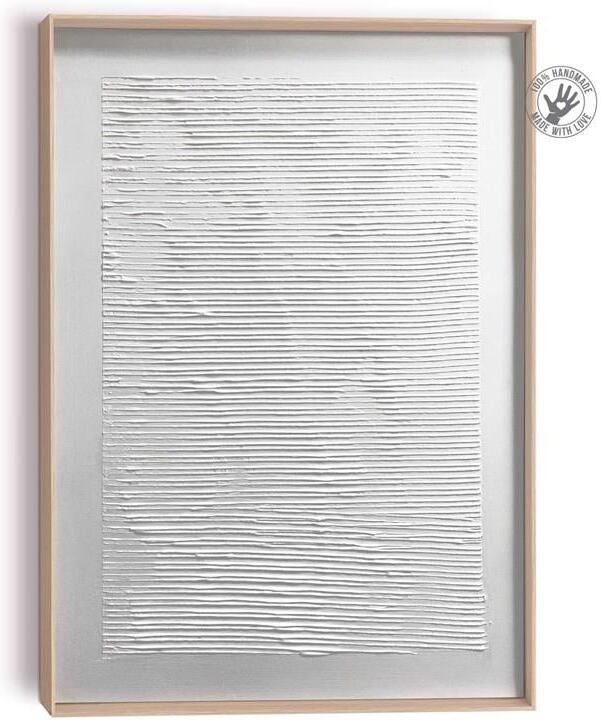Reinders Reading White Craft Art Schilderij 40x30cm Hout - Foto 5