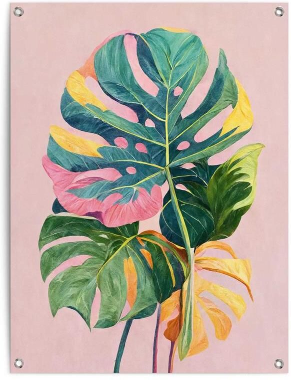 Reinders Summer Leafs Tuinposter 80x60cm