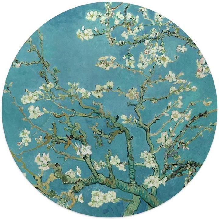 Reinders Van Gogh Almondblossom Glasschilderij Ø 50cm