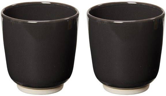 Return to Sender Antracietgrijze mok medium set van 2